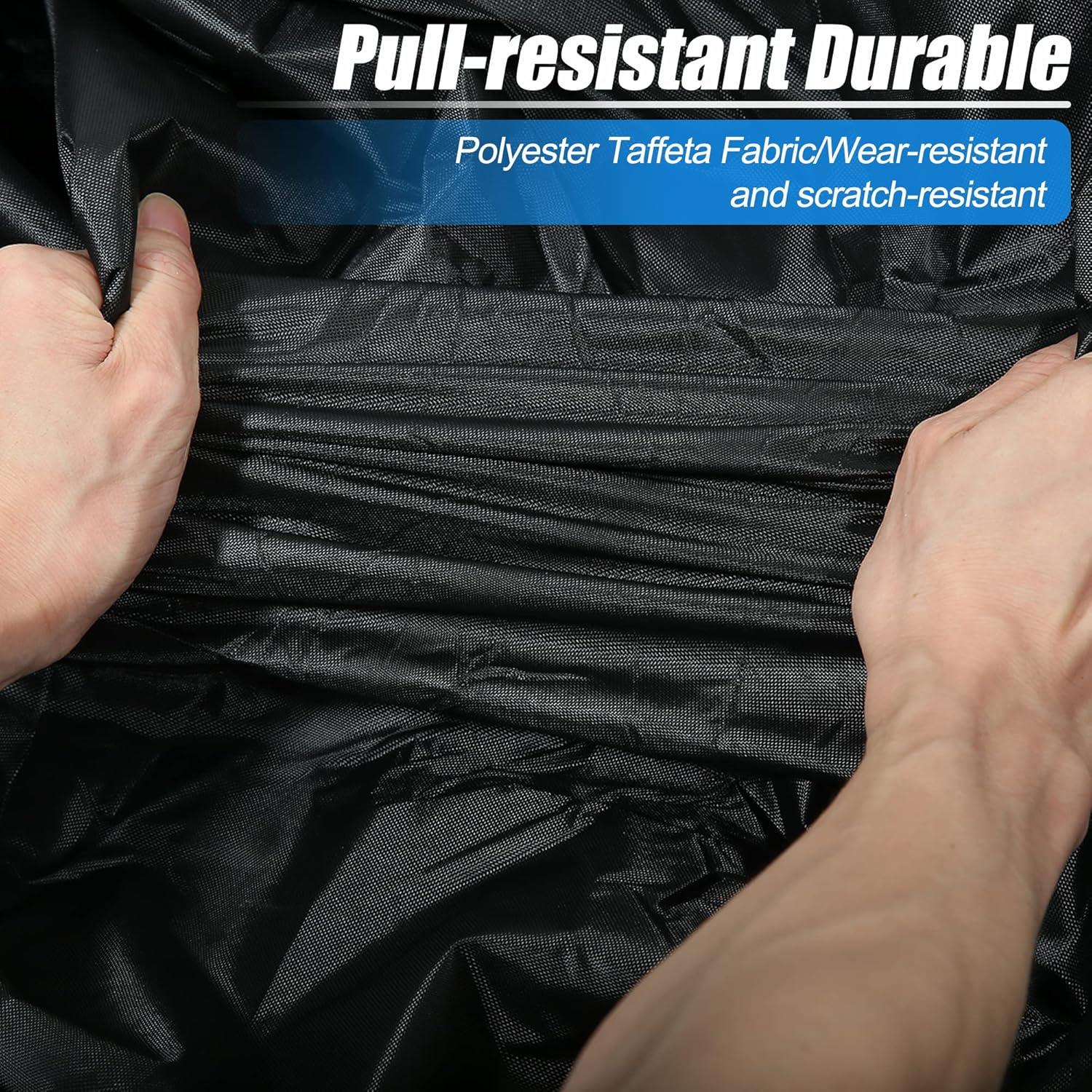 Cubierta de motocicleta impermeable uxcell XXL negra púrpura