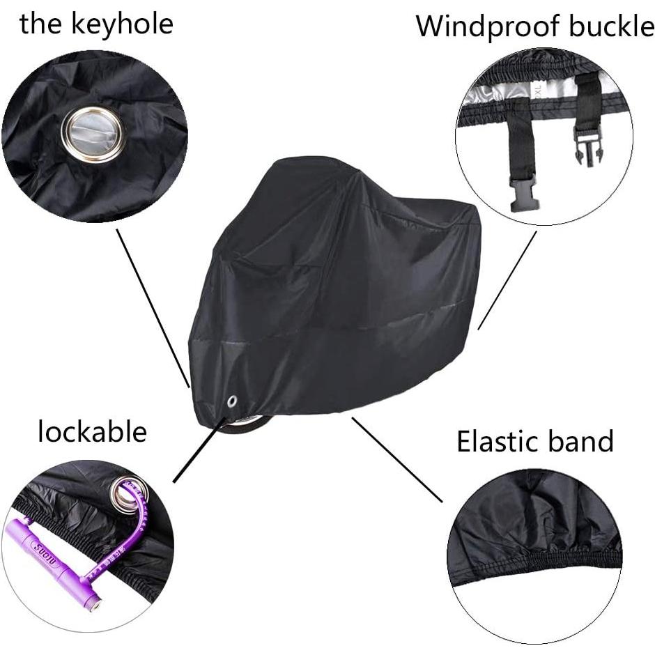 Cubierta Impermeable para Motocicleta Longluosi 245x125cm
