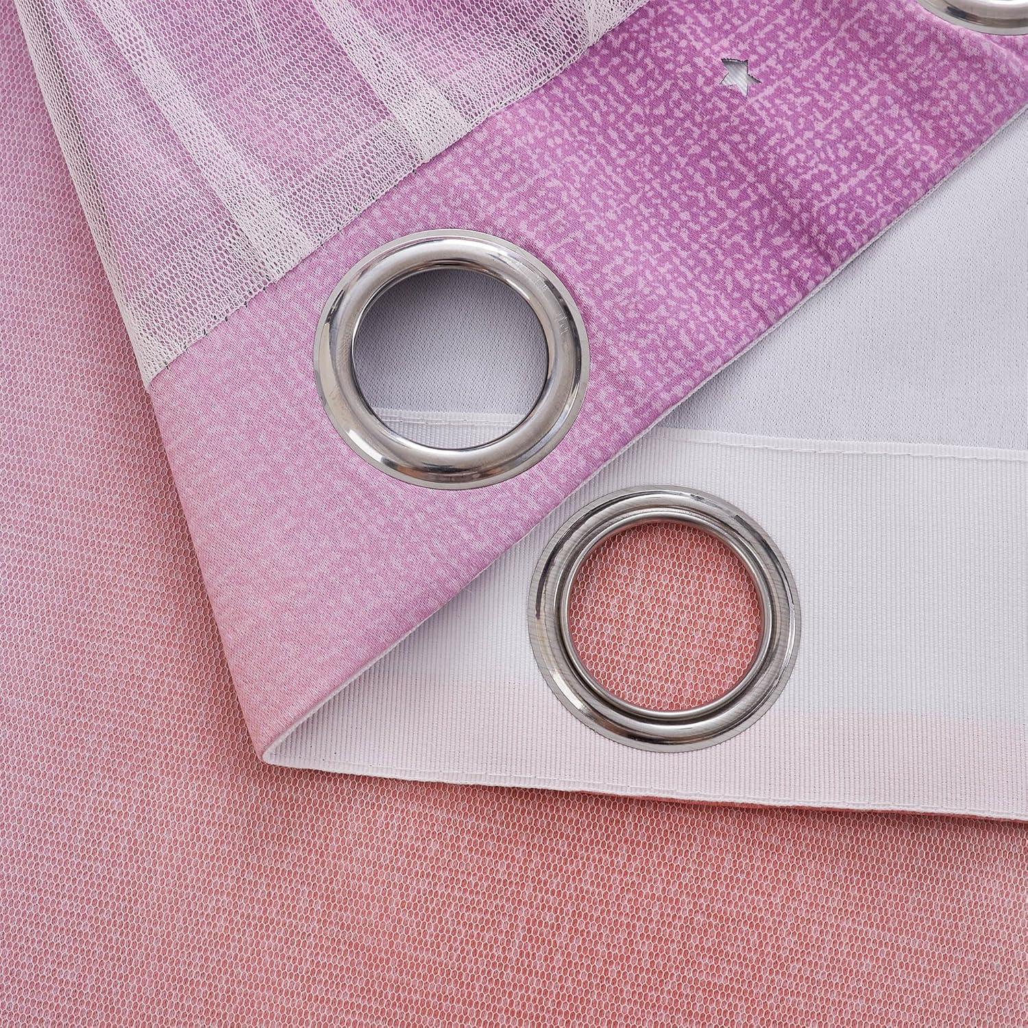 Cortina Opaca Rosa XiDi 52x72 cm con Estrellas