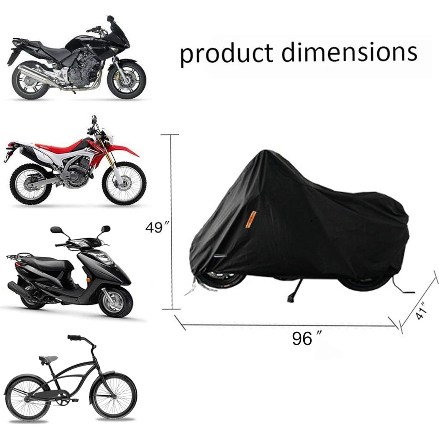 Funda de Motocicleta SEAZEN Impermeable 5 Capas 243 cm