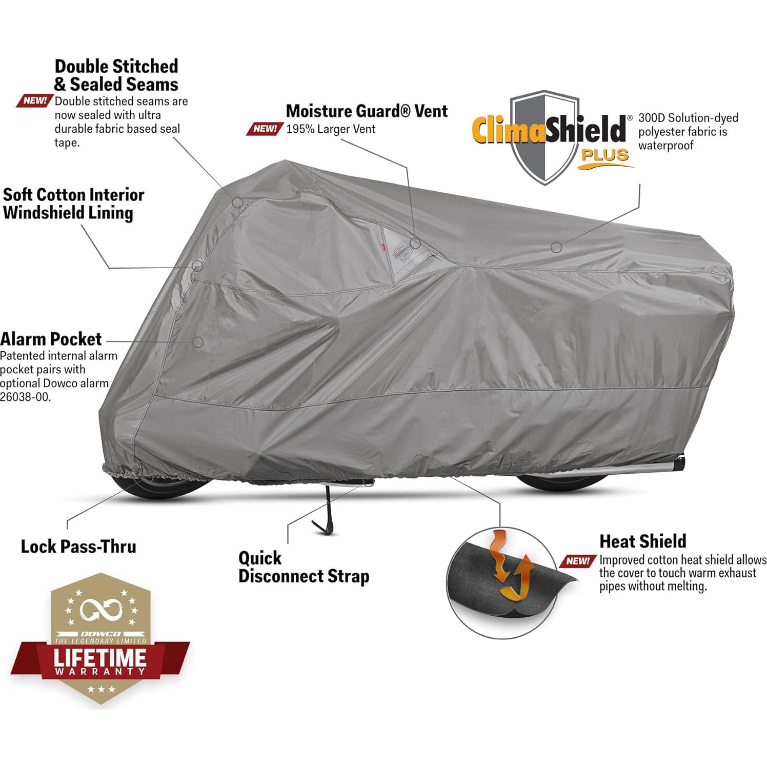 Cubierta de Motocicleta Dowco WeatherAll Plus Impermeable XX-Large