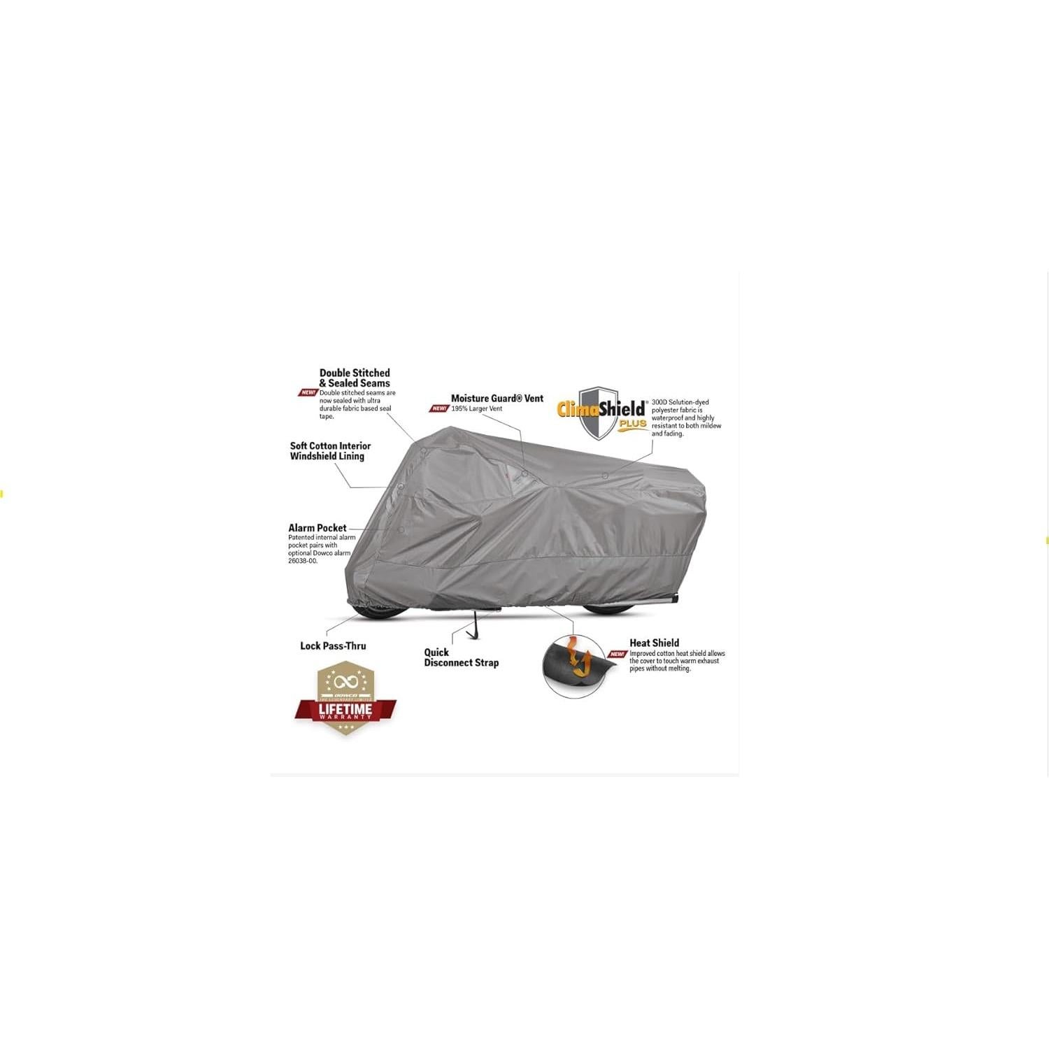 Cubierta de Motocicleta Dowco WeatherAll Plus Impermeable XX-Large