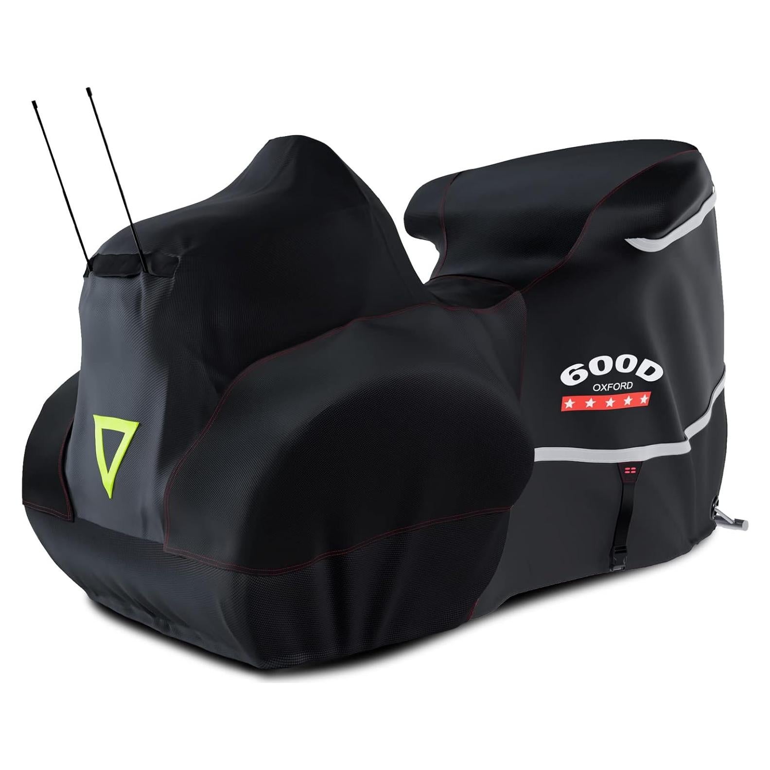 Cubierta de Motocicleta Rosefray 600D Impermeable Negra