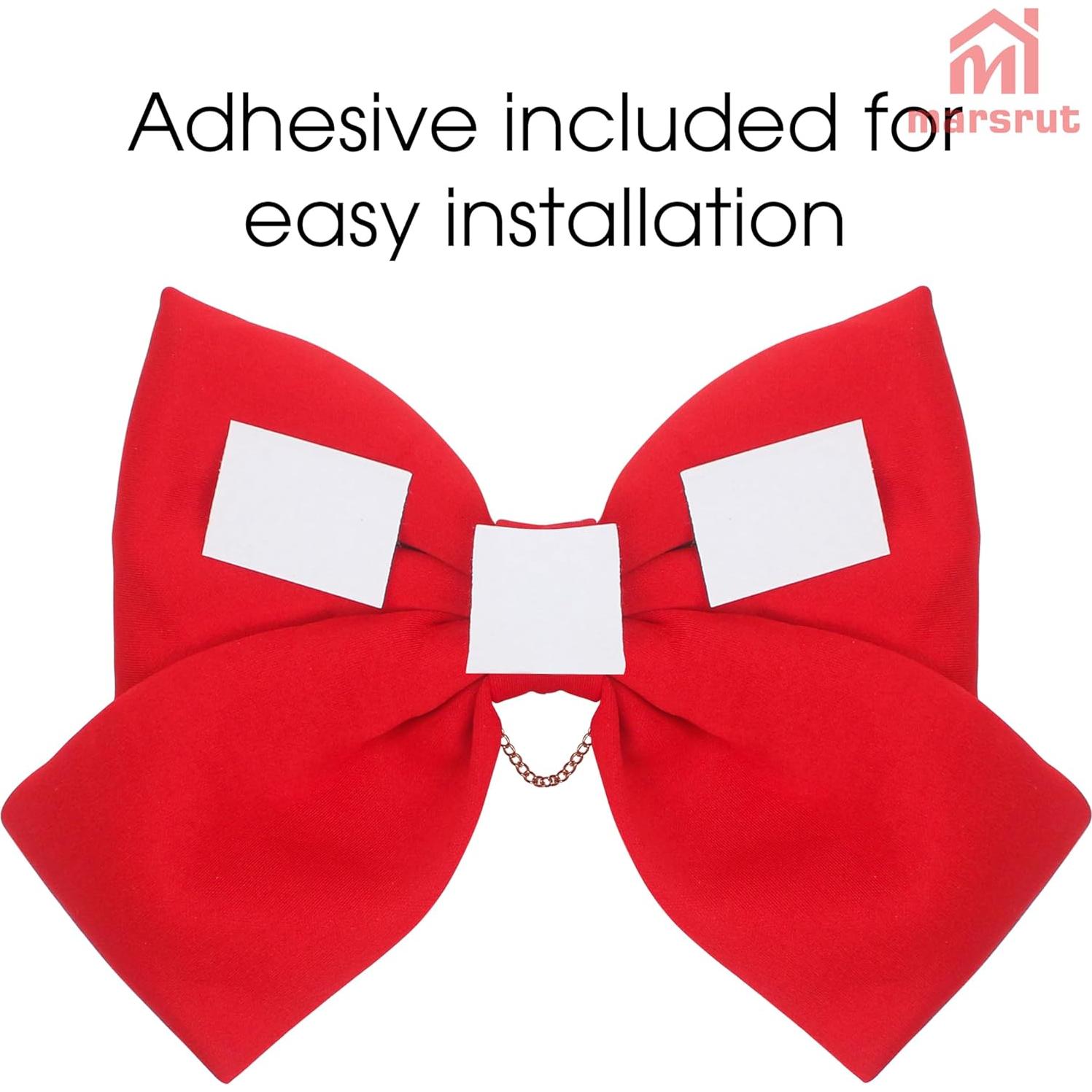 Moño para Casco de Motocicleta Marsrut Rojo - Adorno Ligero