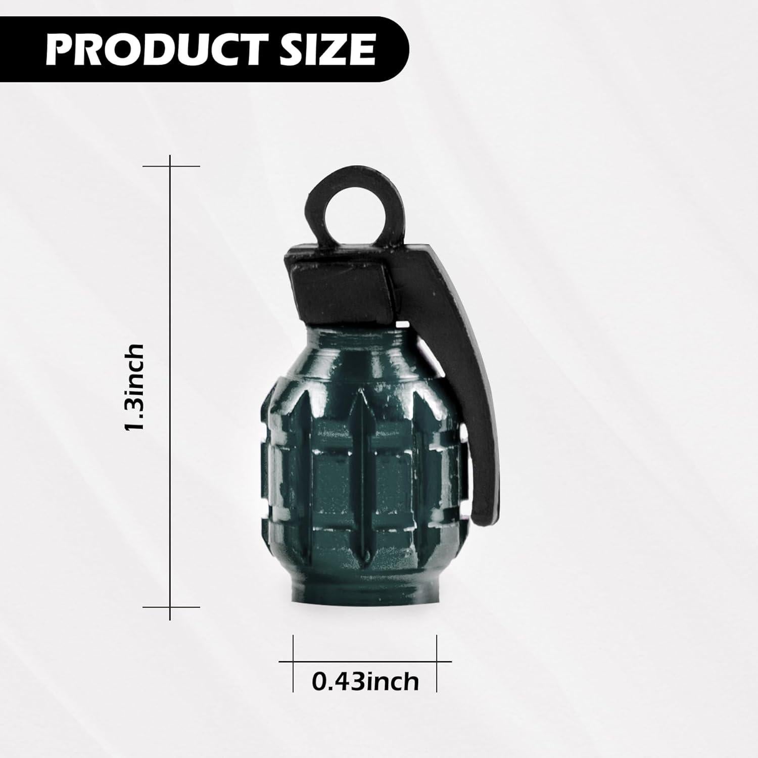 Tapa de Válvula de Neumático SINGARO, Aluminio Impermeable 4PCS