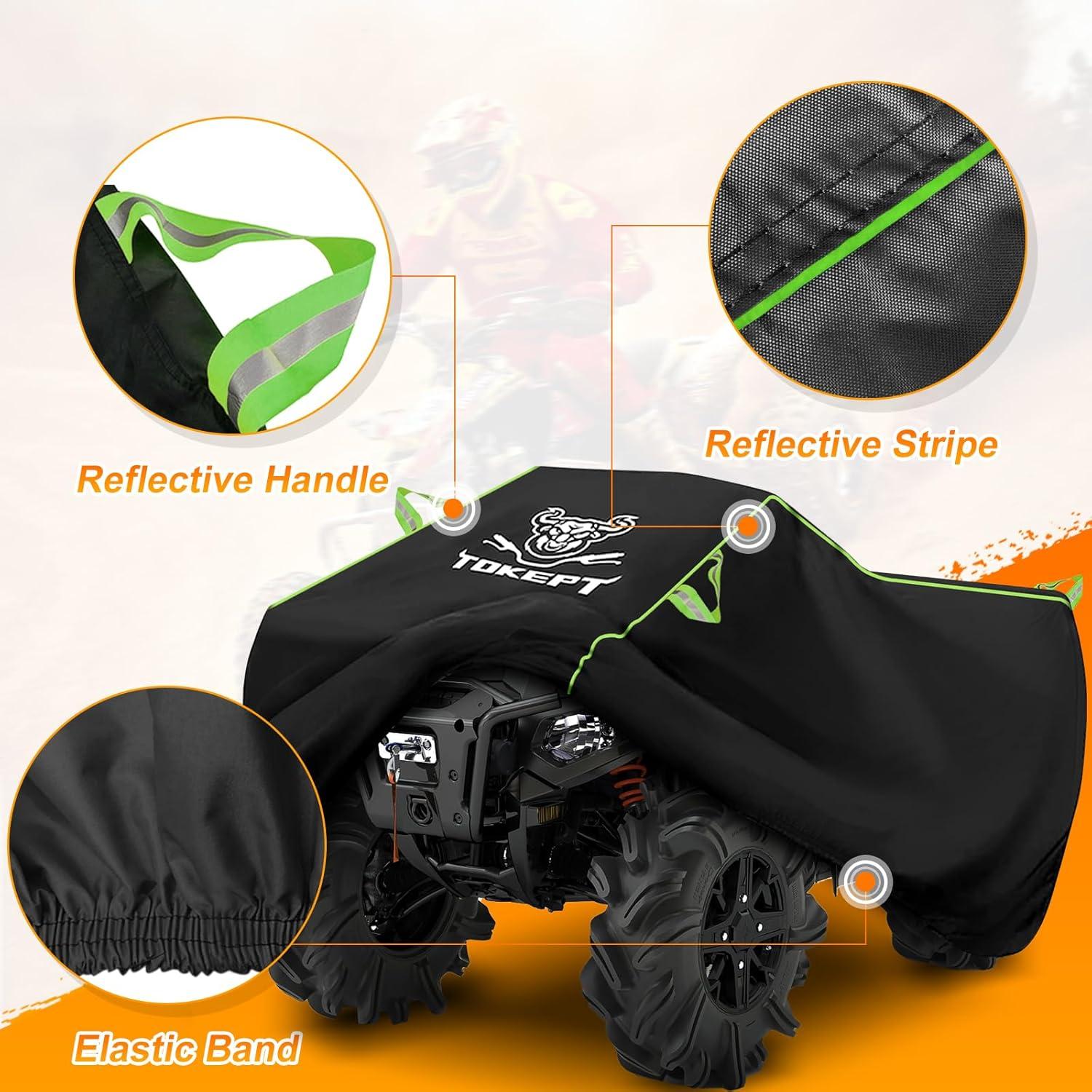 Cubierta ATV Impermeable Tokept L 198x94x107cm Negro