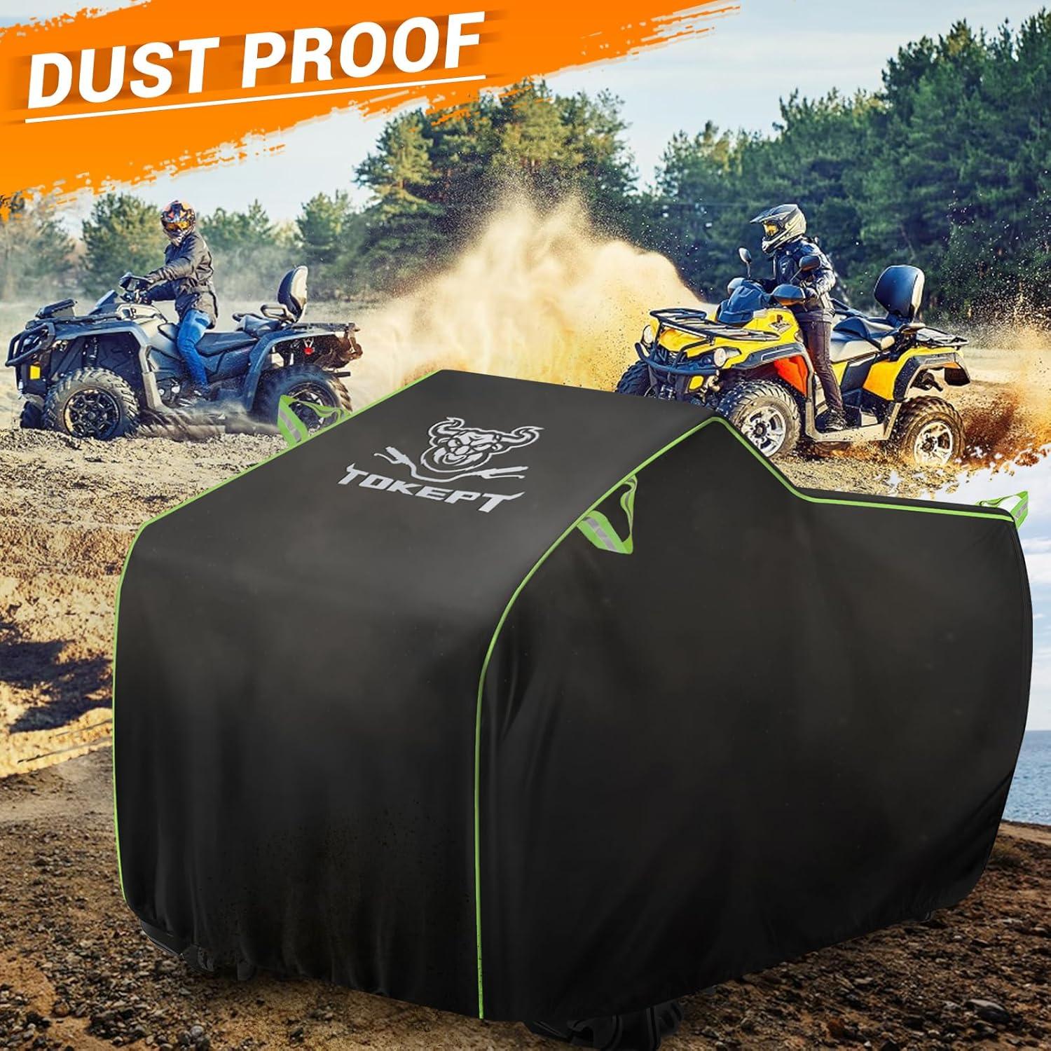 Cubierta ATV Impermeable Tokept L 198x94x107cm Negro