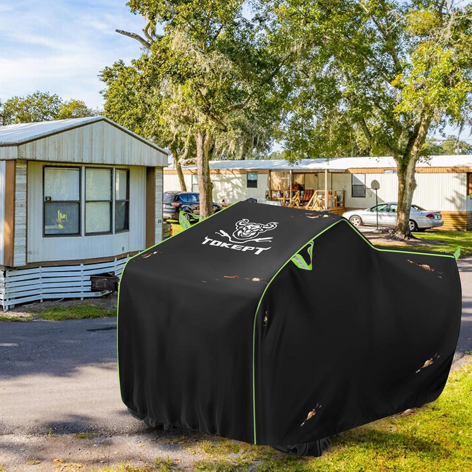 Cubierta ATV Impermeable Tokept L 198x94x107cm Negro