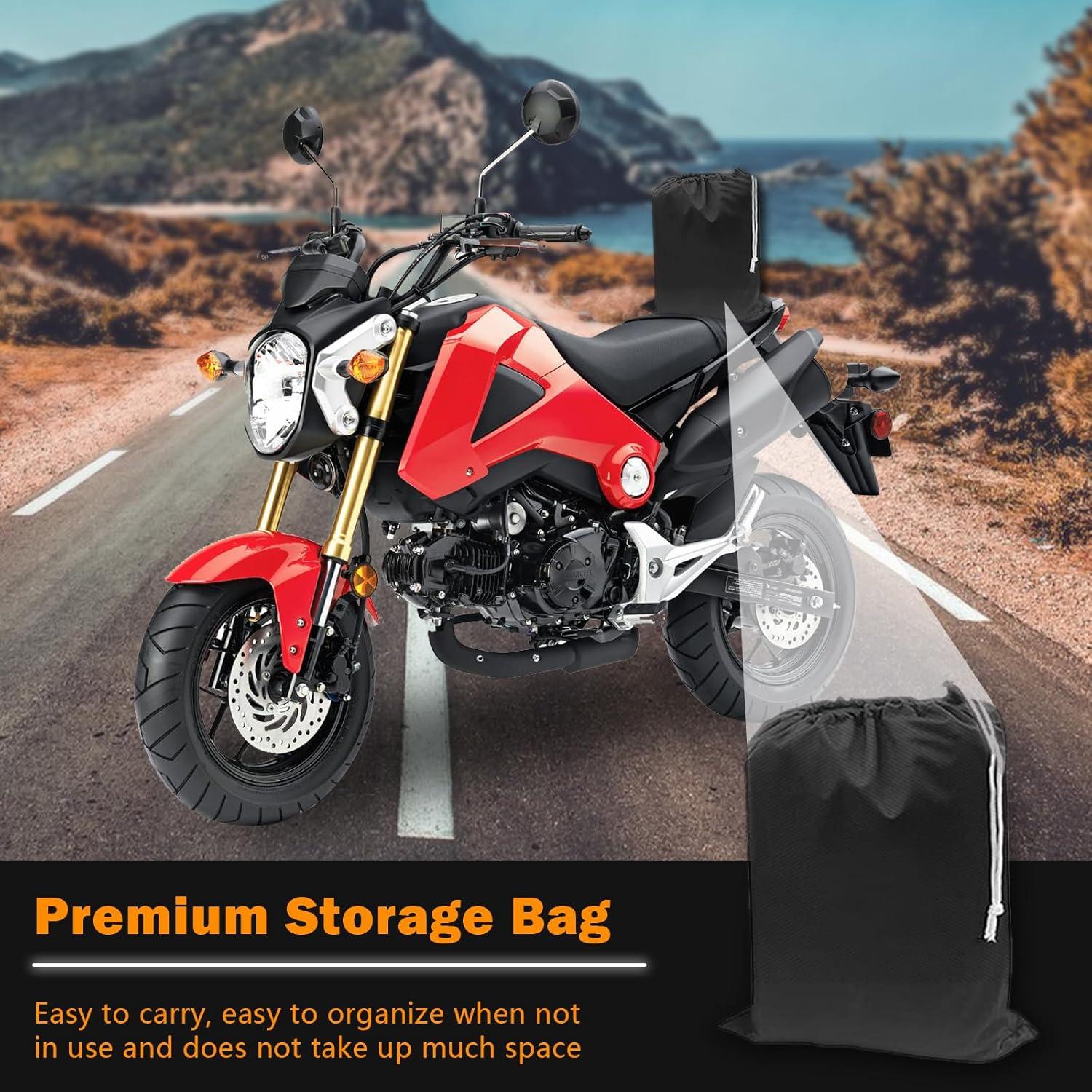 Funda para Motocicleta CoukouCover XL Impermeable Negra y Plata