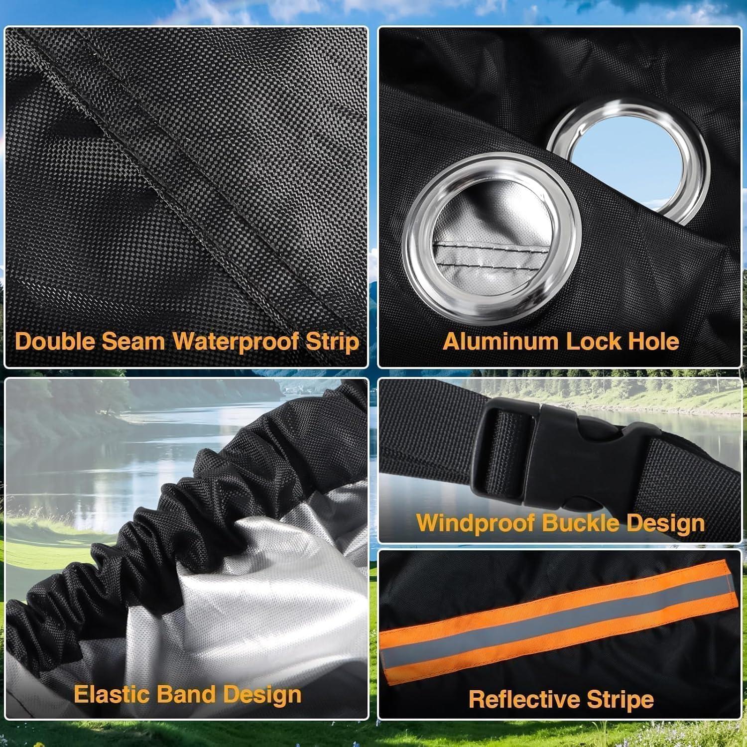 Funda de Motocicleta EVRBUL 420D Impermeable 248.92 cm