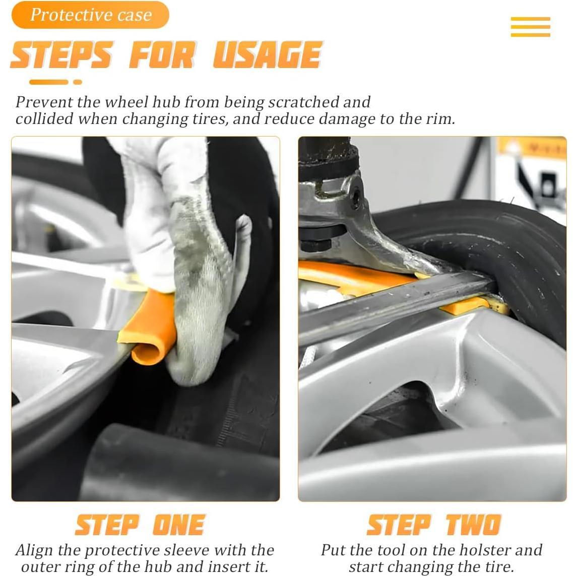 Protector de Llantas AICEL 5 Pcs 15 cm para Cambio Neumáticos