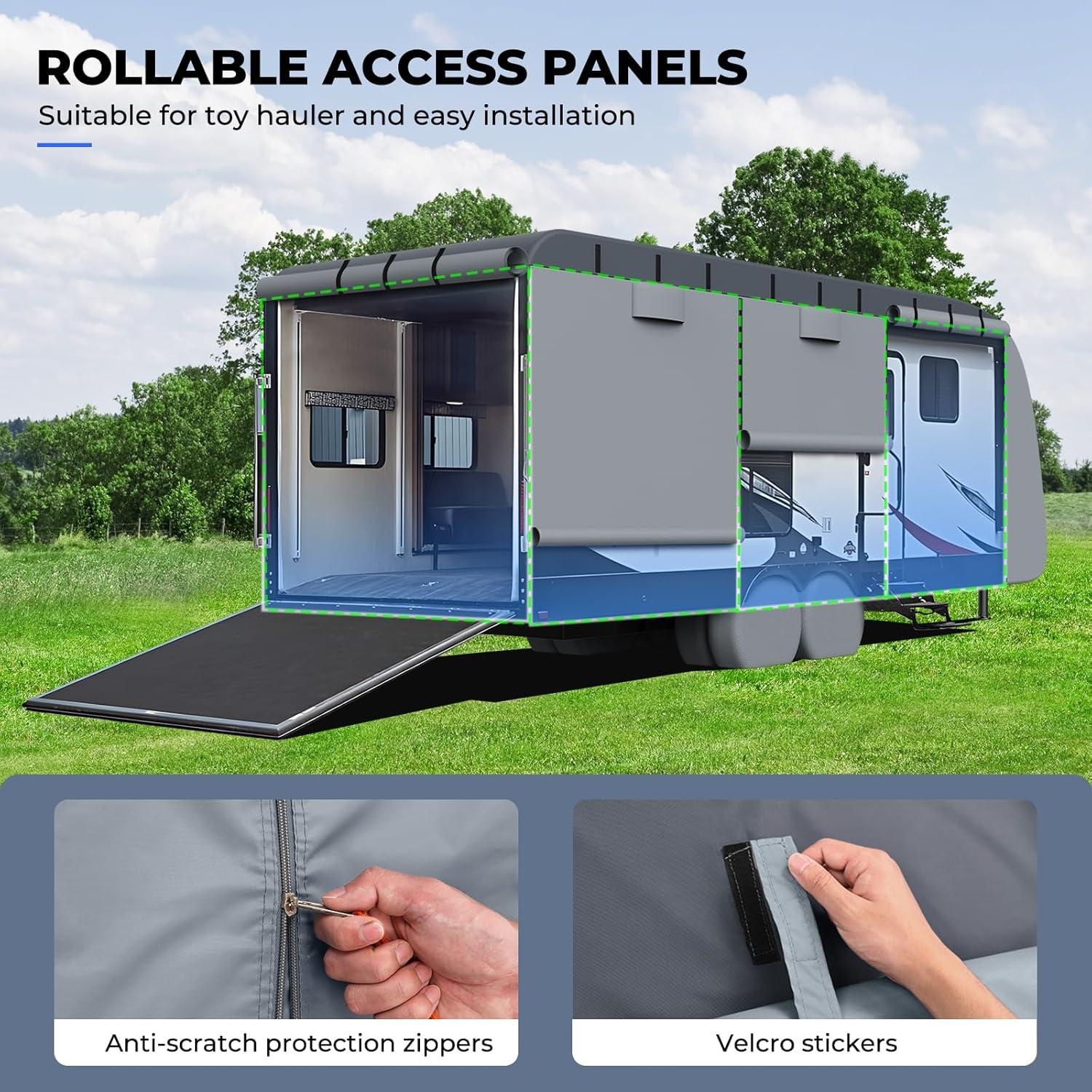 Cubierta Impermeable para RV RVMasking 24-26 Pies Gris