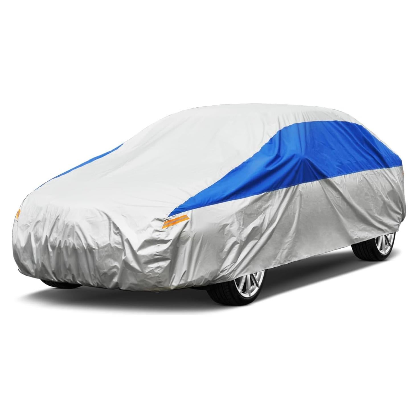 Funda de Coche Deportivo GUNHYI Impermeable 414 cm Plata