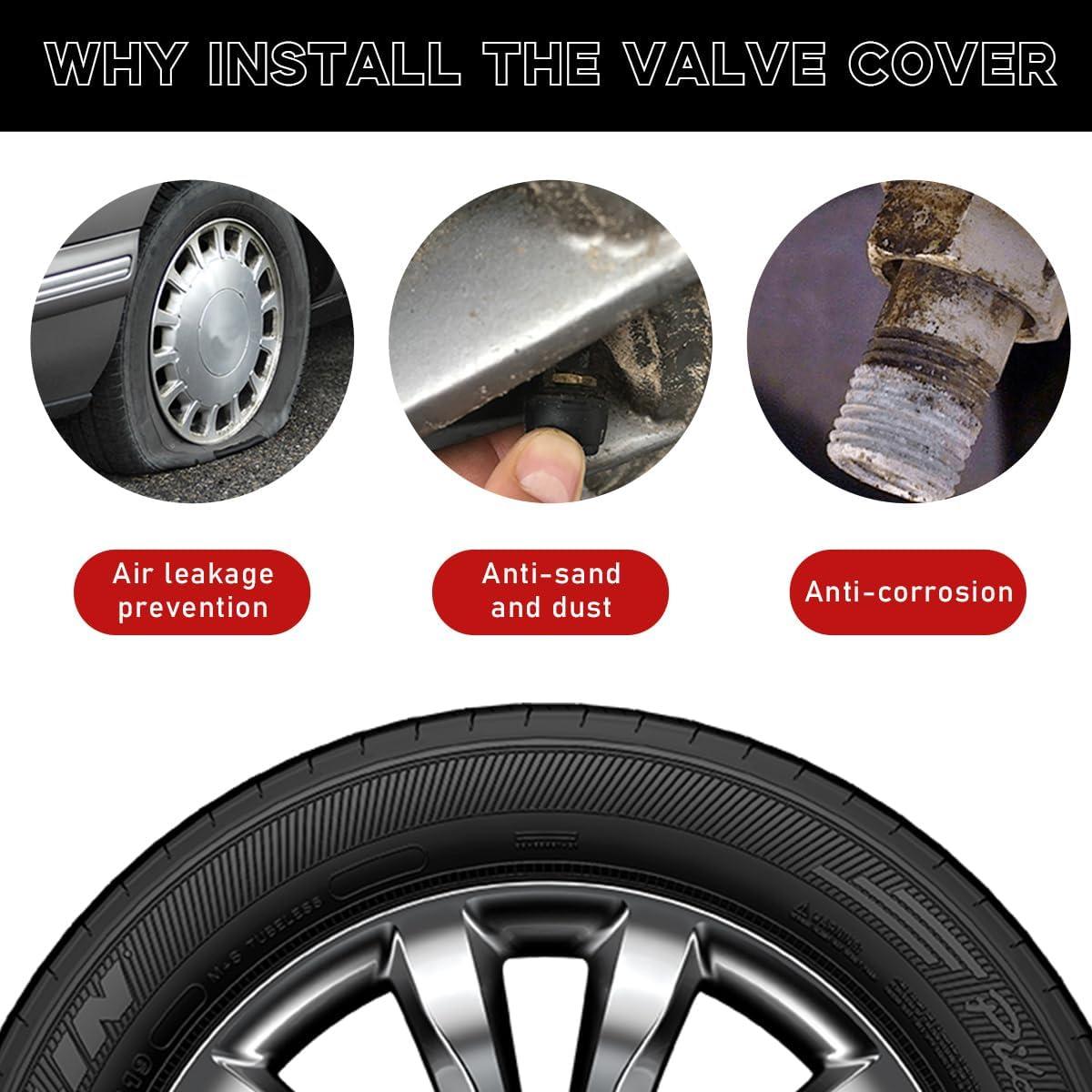 12 Tapones de Válvula de Neumático Ohleats Aluminio Verde