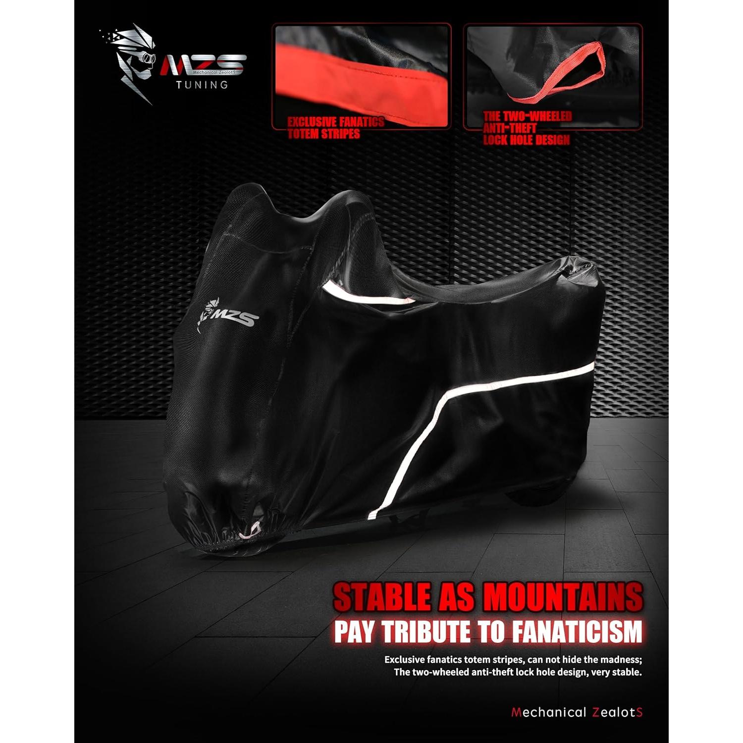 Funda de Motocicleta MZS Impermeable 73" para Scooter