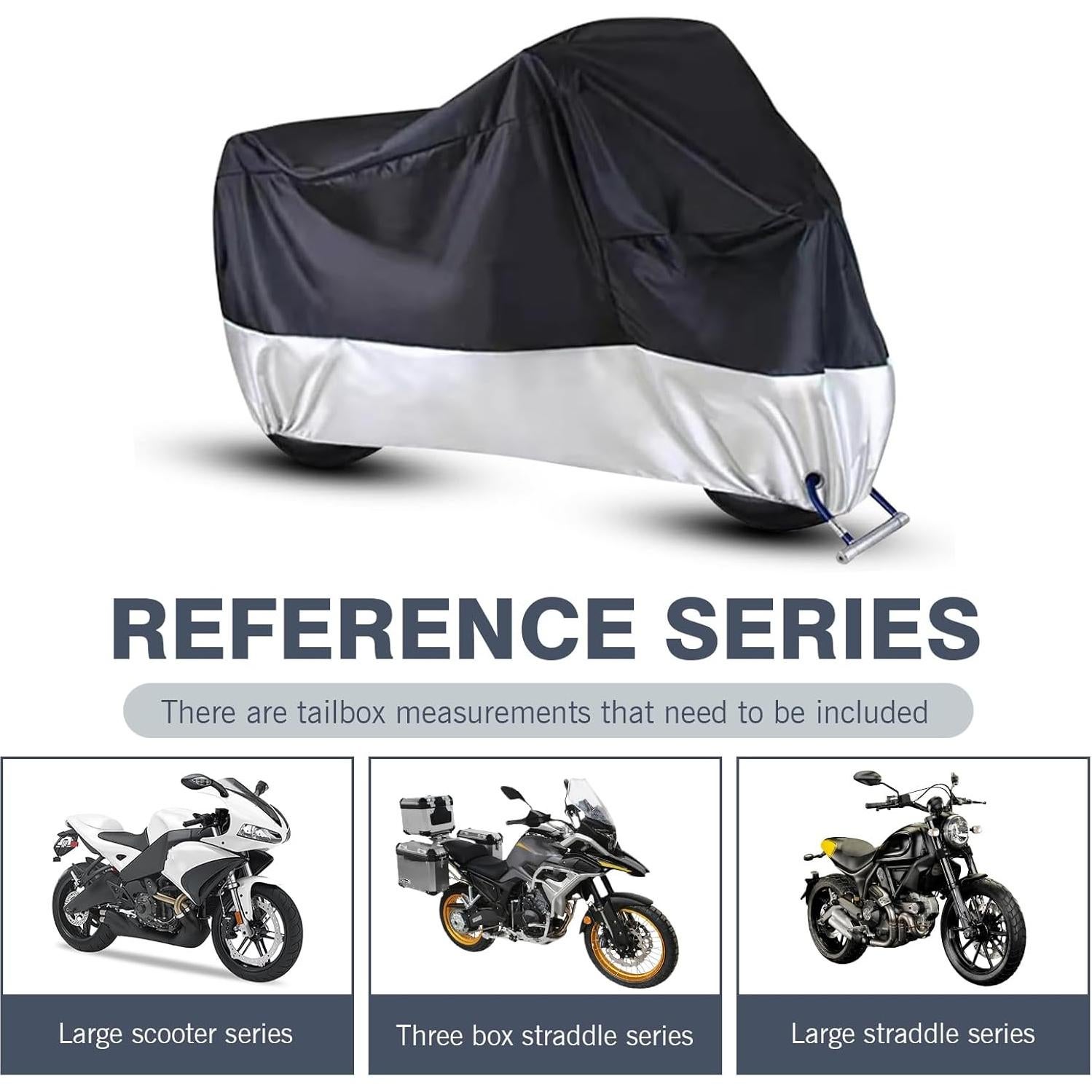 Cubierta de Motocicleta Zeathery HERYCZ3333SI Impermeable