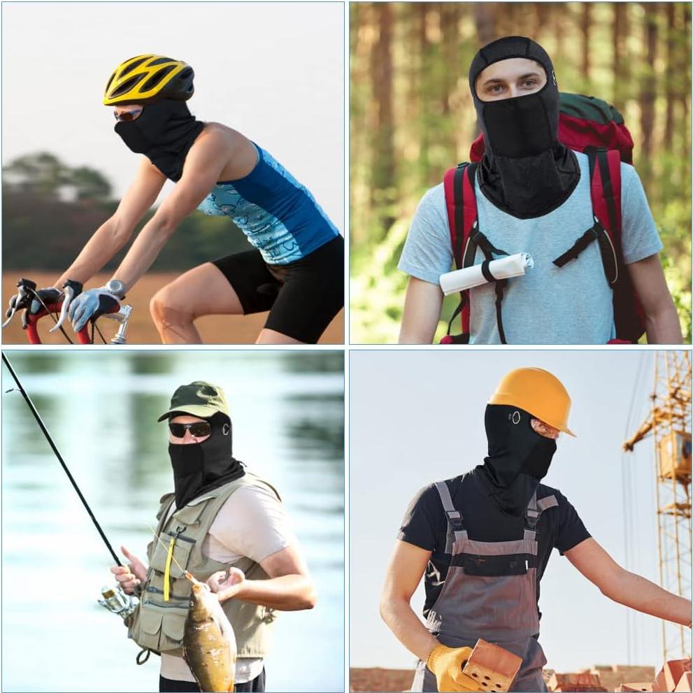Balaclava Deportiva Transpirable UV 50+ para Ciclismo y Motociclismo
