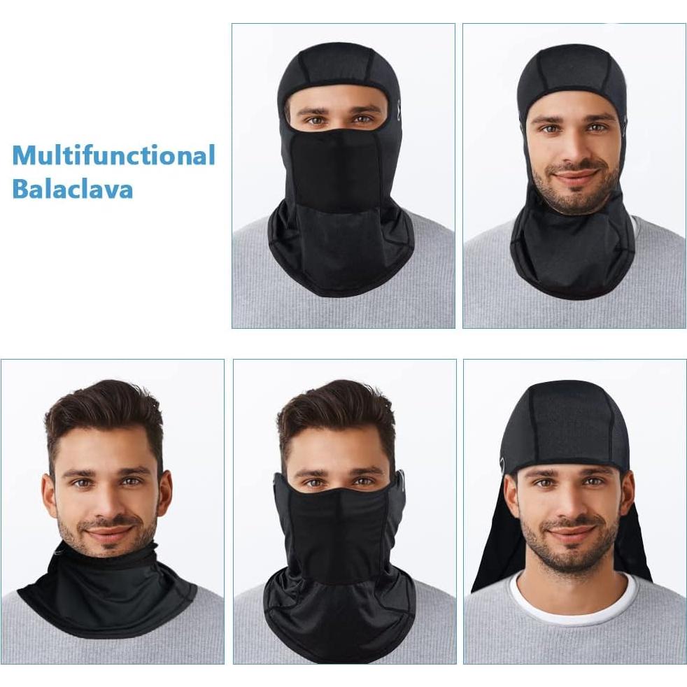 Balaclava Deportiva Transpirable UV 50+ para Ciclismo y Motociclismo