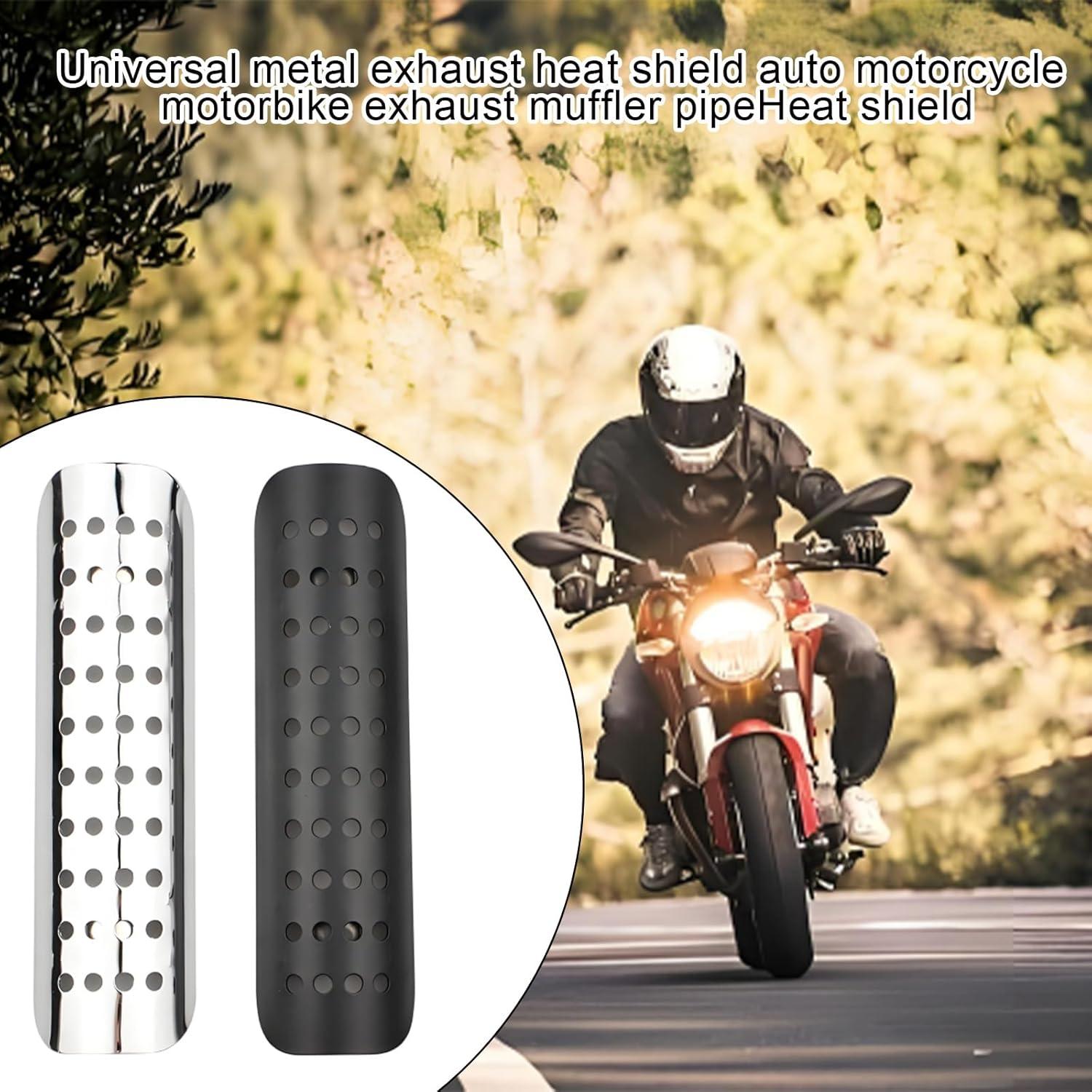 Escudo Térmico de Motocicleta Wevdn con Abrazaderas 22.8x6 cm