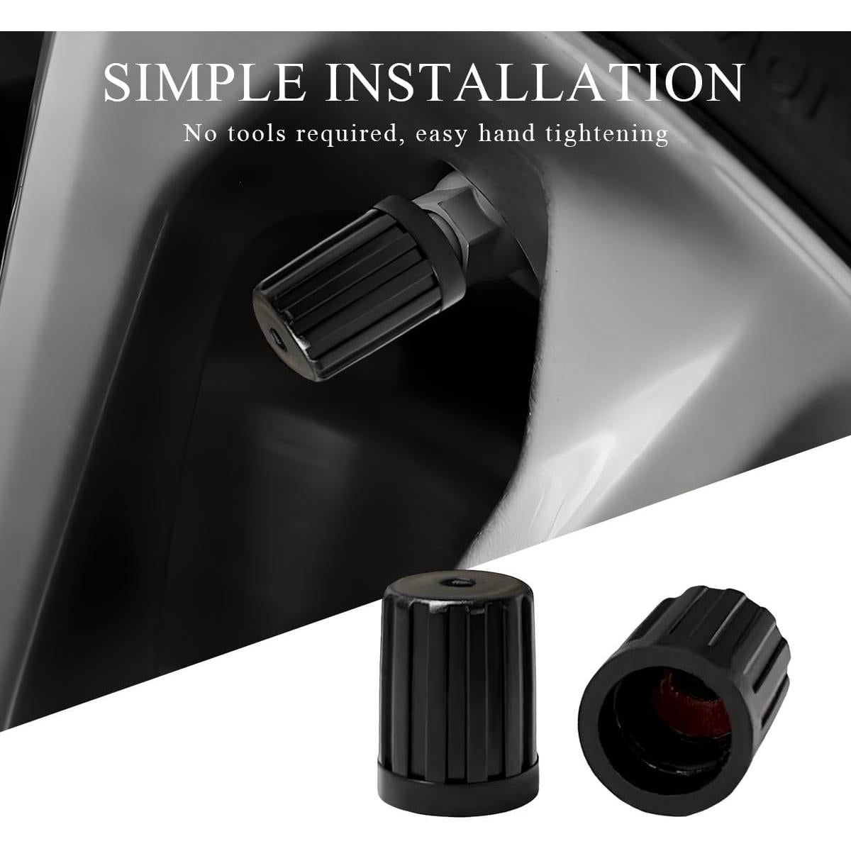 15 Tapones de Válvula de Neumático Gasedin - Ajuste Universal