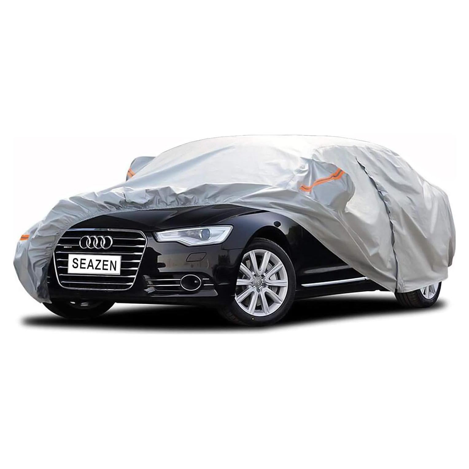 Funda para Coche SEAZEN 6 Capas Impermeable para Sedán 200"
