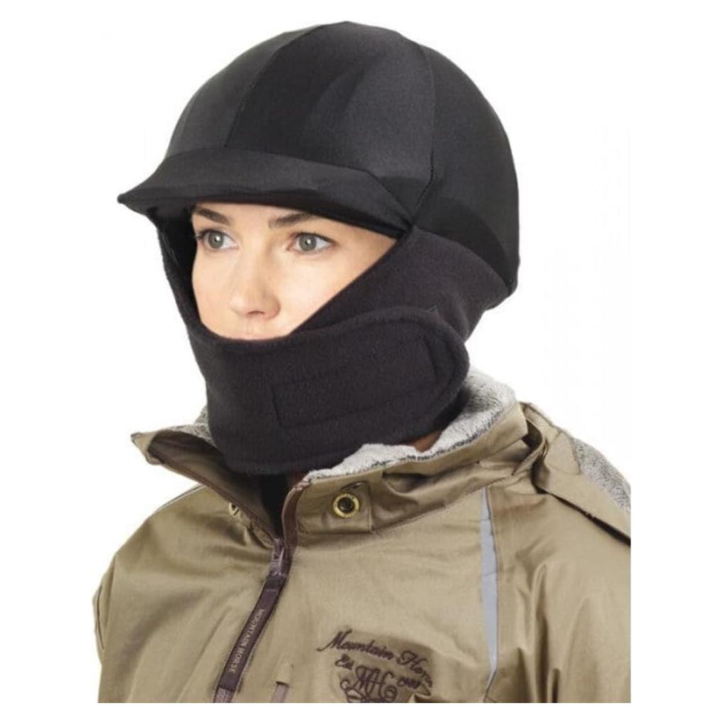 Cubierta de Casco de Invierno Ovation Negra Ajustable