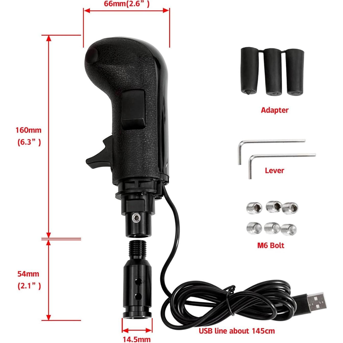 Perilla de Cambio USB Ninawesome para ETS2 y ATS 18 Marchas