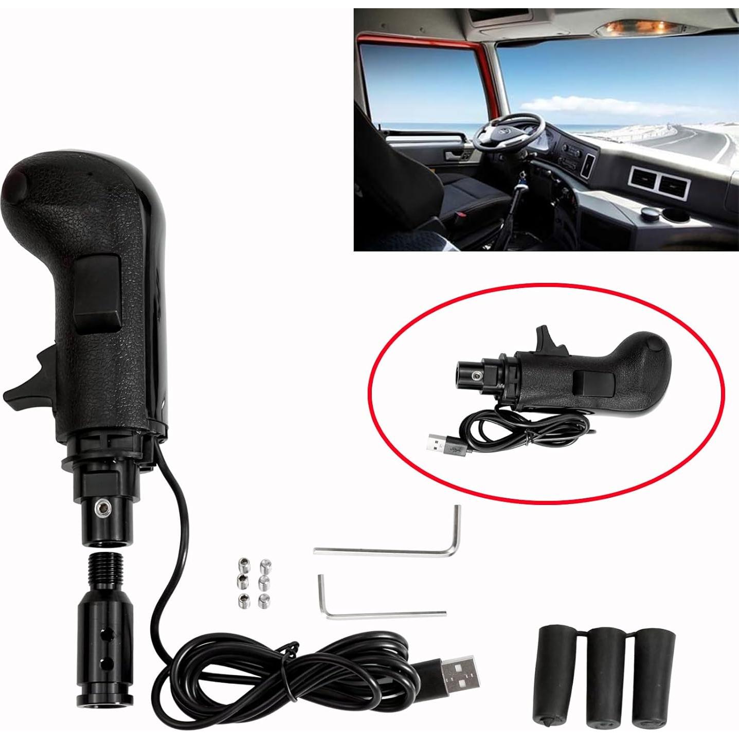 Perilla de Cambio USB Ninawesome para ETS2 y ATS 18 Marchas