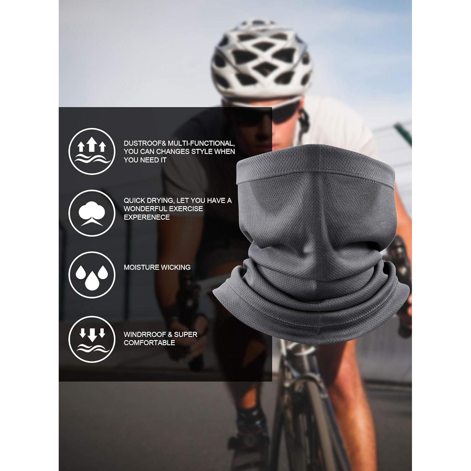 Gaiter Cuello Geyoga 4 Pcs Protección UV Verano Unisex