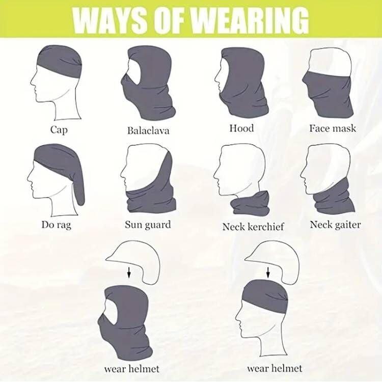 Máscara Balaclava Unisex HOLIIBN - Protección UV y Viento