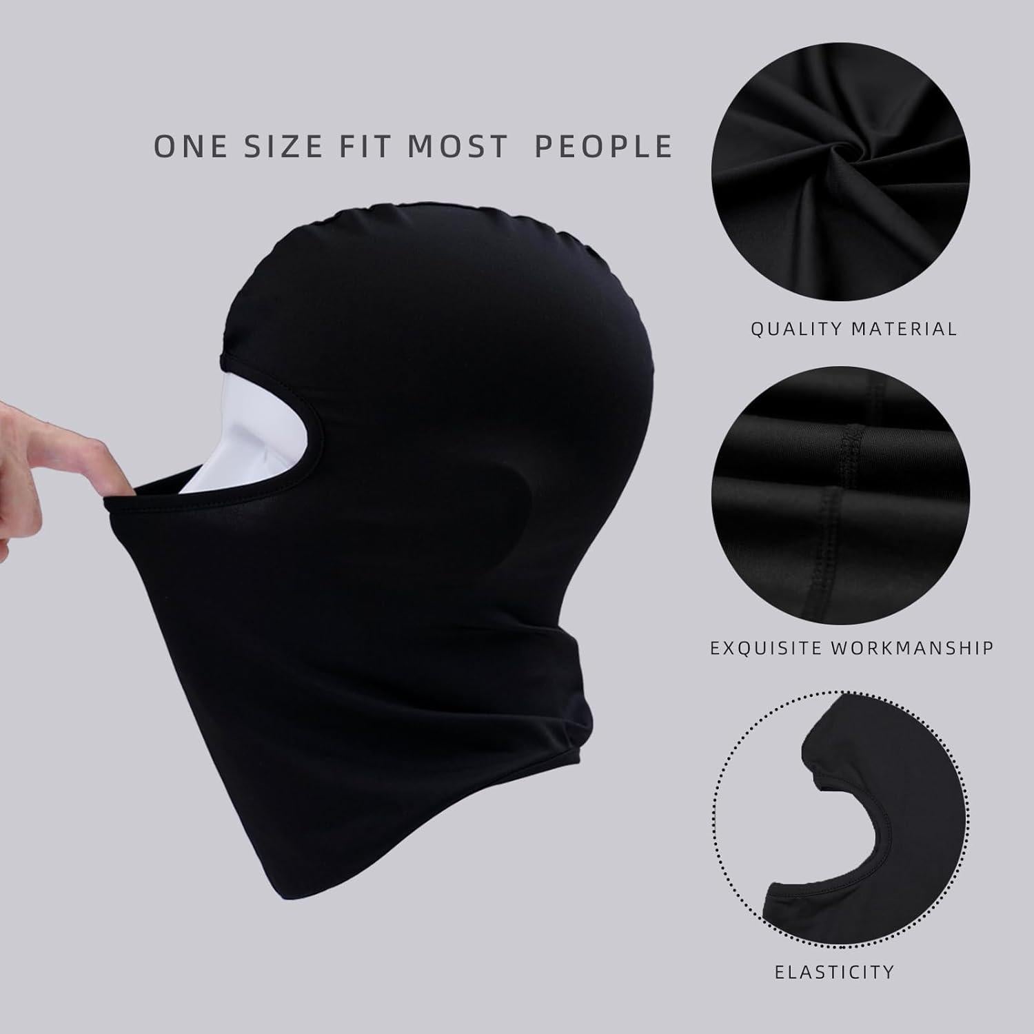 Máscara Balaclava Unisex Ezovino para Esquí y Motocicleta