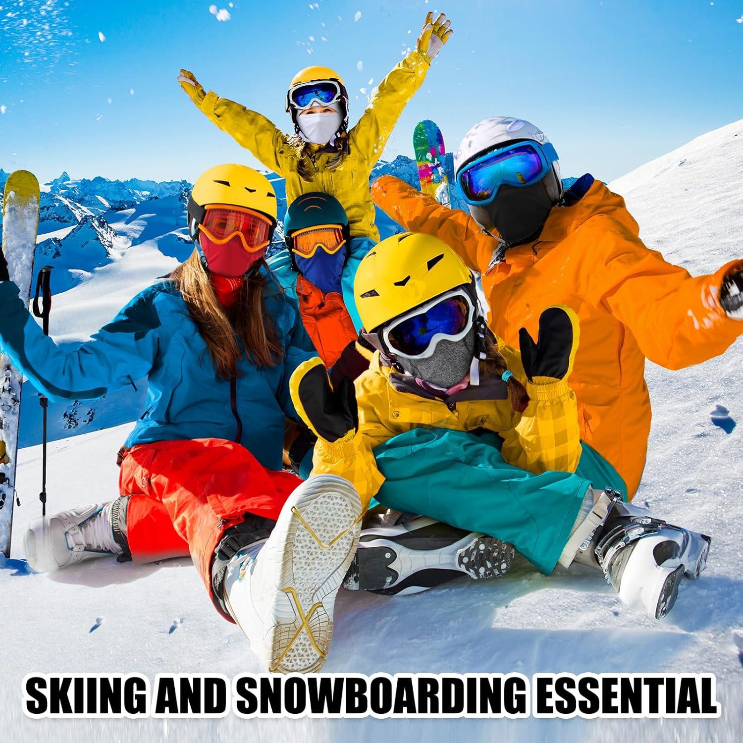 Pasamontañas térmico unisex azul oscuro para invierno