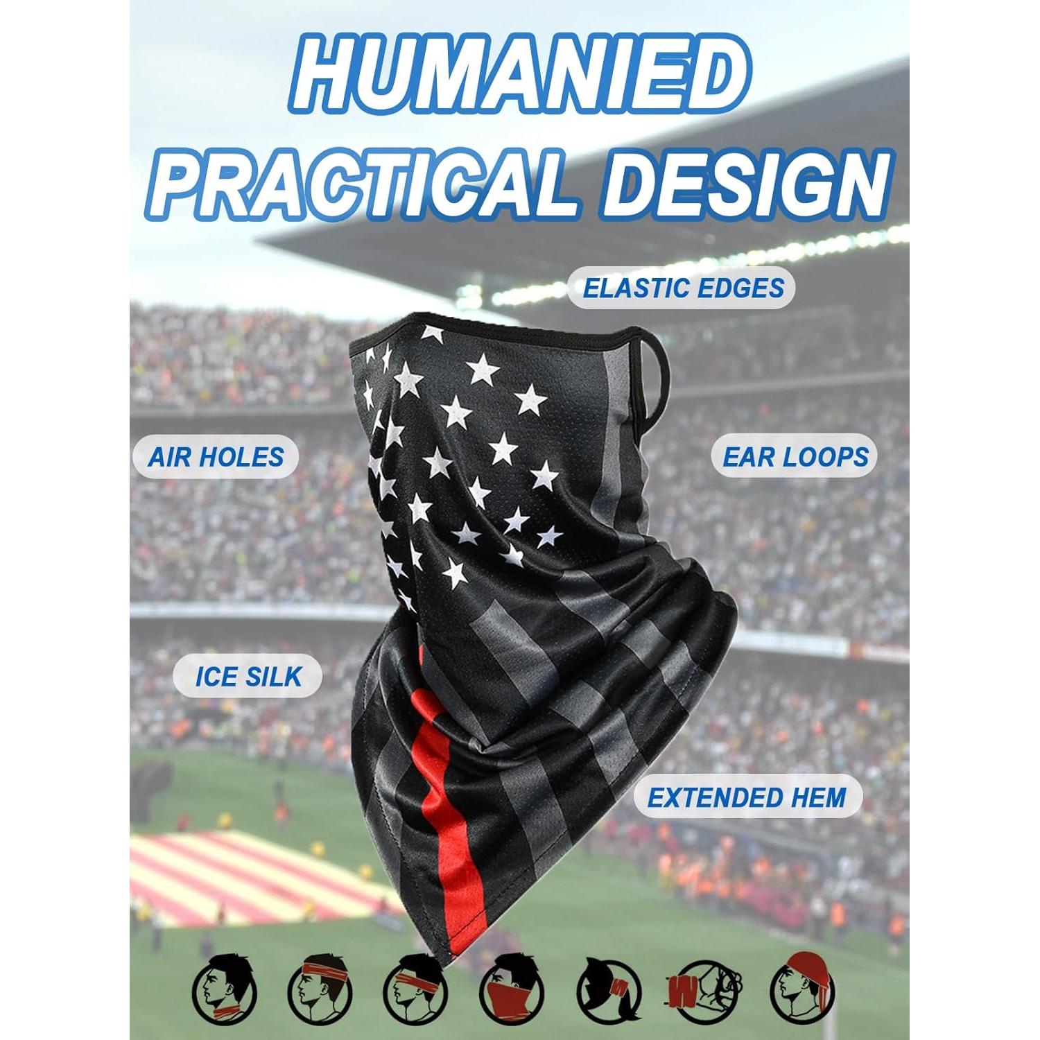 Bufanda Gaiter para el Cuello UV Protección Solar Unisex