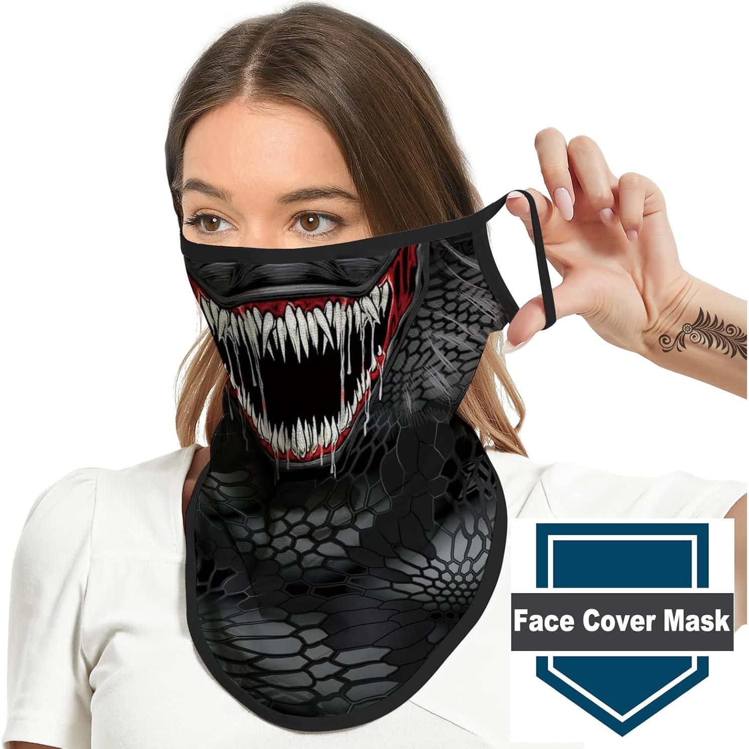 Mascarilla Bandana Obacle Unisex con Bucles y Gaiter Cuello