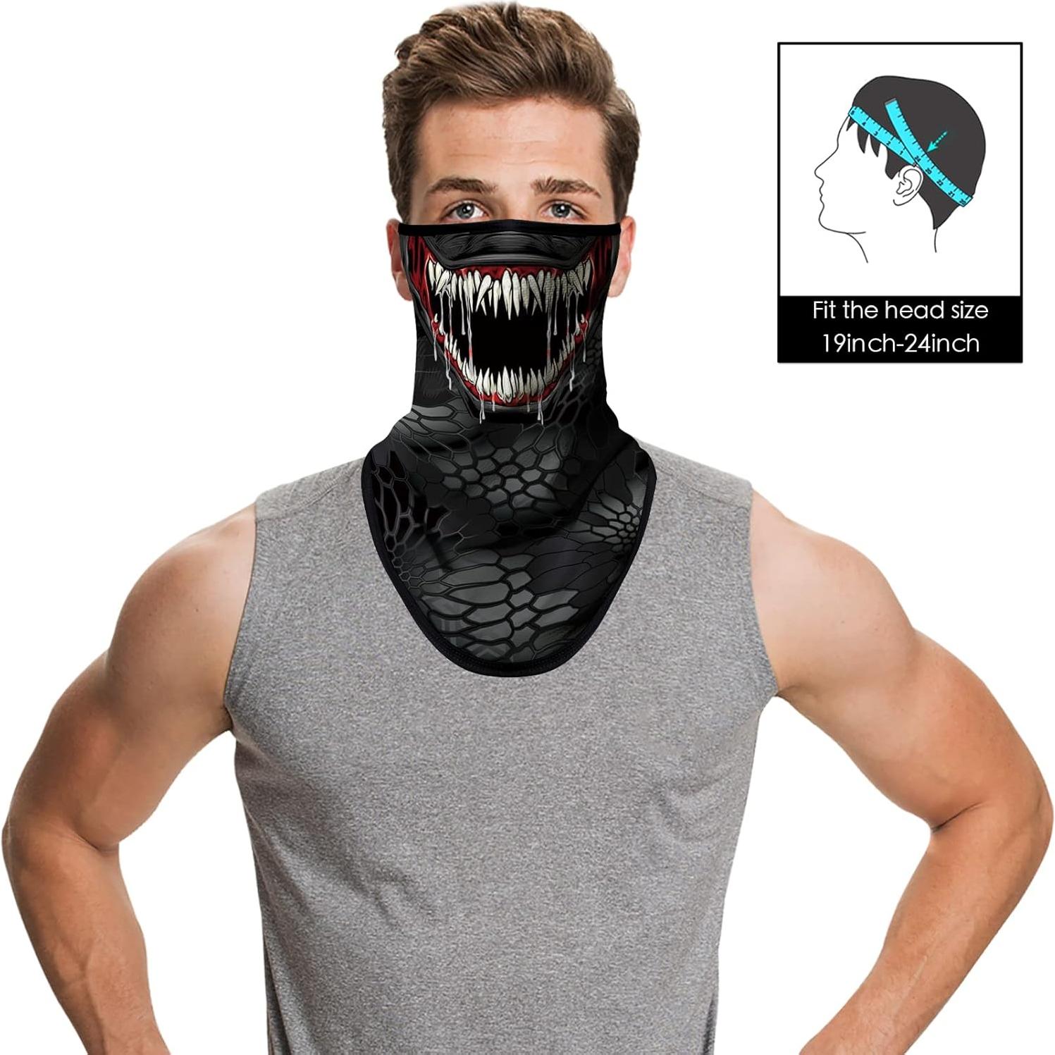 Mascarilla Bandana Obacle Unisex con Bucles y Gaiter Cuello