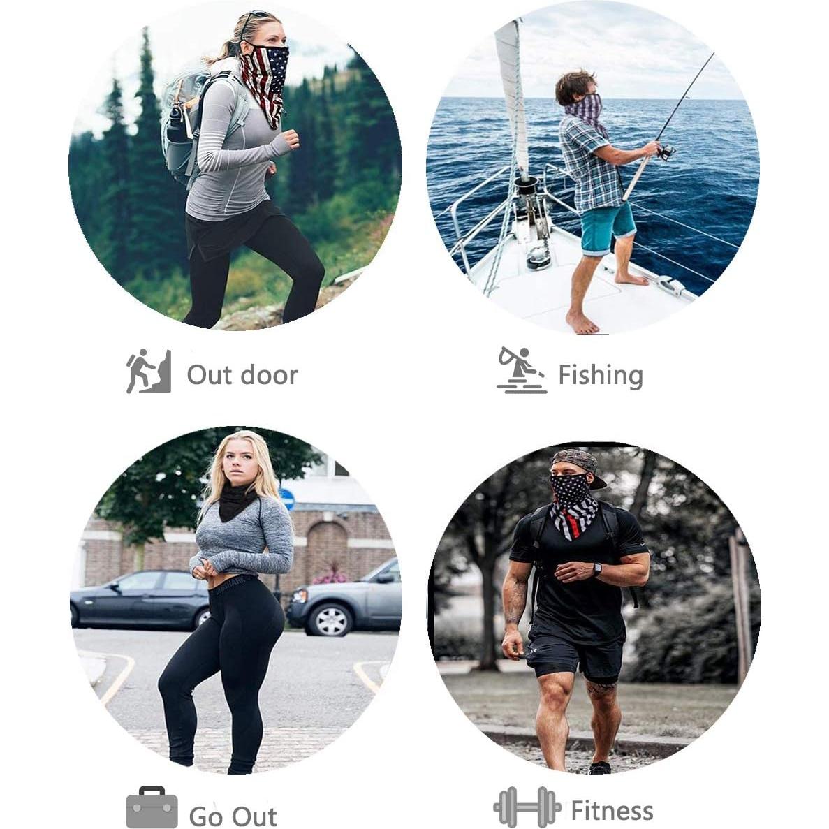 Mascarilla Bandana Kyerivs Reutilizable Unisex Negra