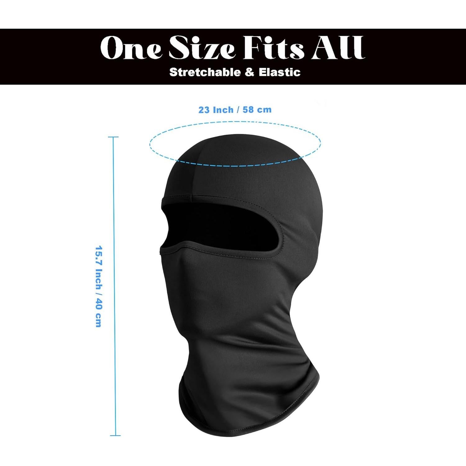 Wheebo 12 Piezas Balaclava Gaiter de Cuello UV para Hombres y Mujeres