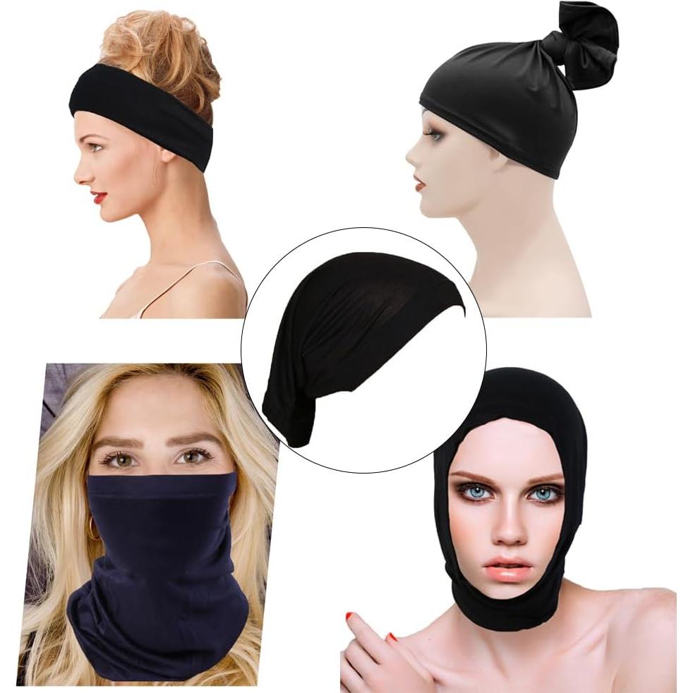 Gorro Hijab Elástico Yeieeo para Mujeres - Bufanda Transpirable 1/2/4 Piezas