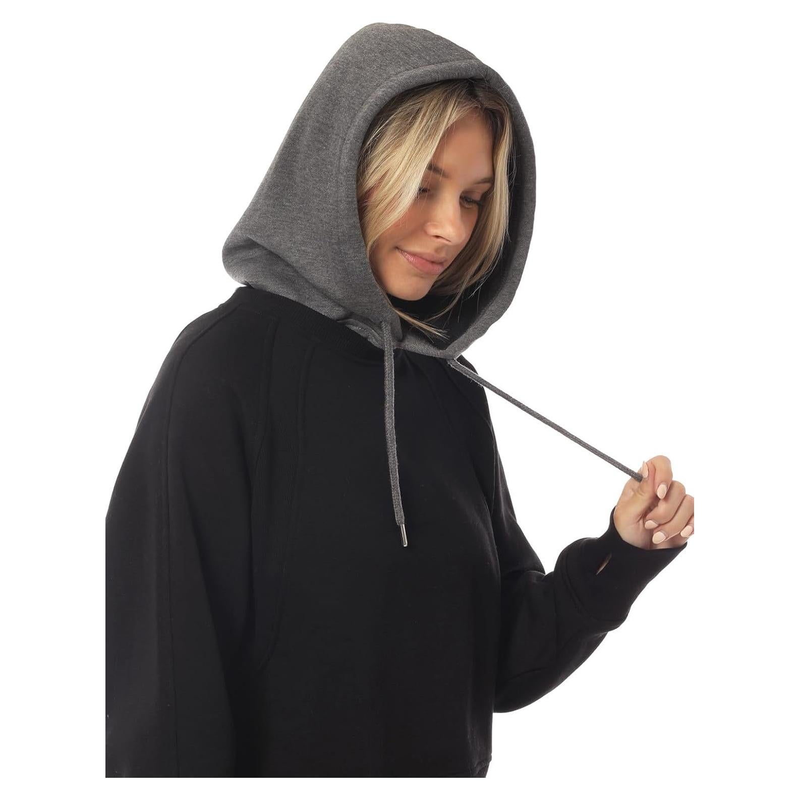 Bufanda con Capucha MixMatchy para Mujeres - Talla Única Gris