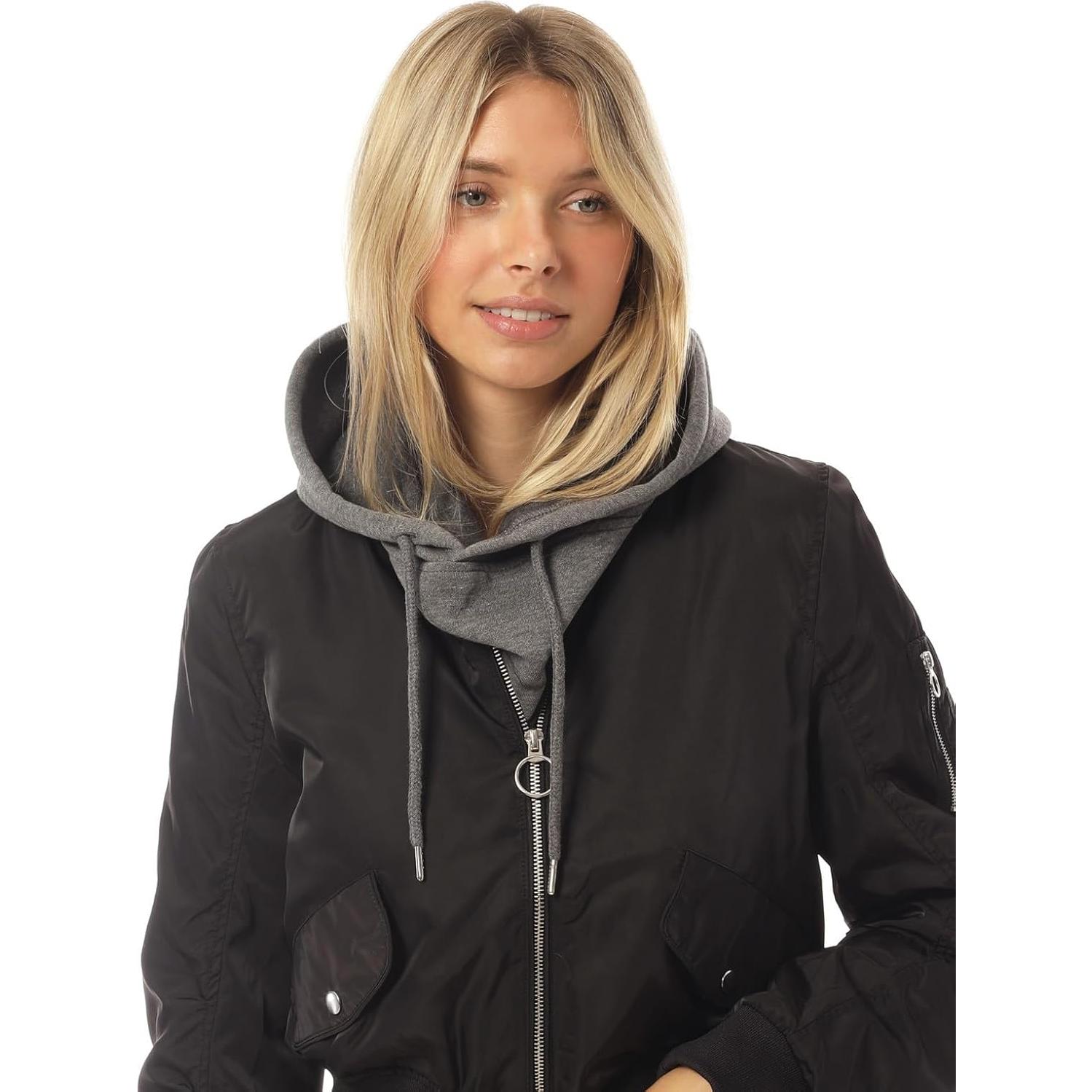 Bufanda con Capucha MixMatchy para Mujeres - Talla Única Gris