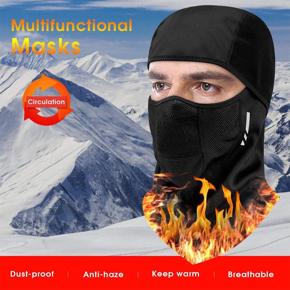 Máscara Balaclava Unisex Pidien para Clima Frío - Negra
