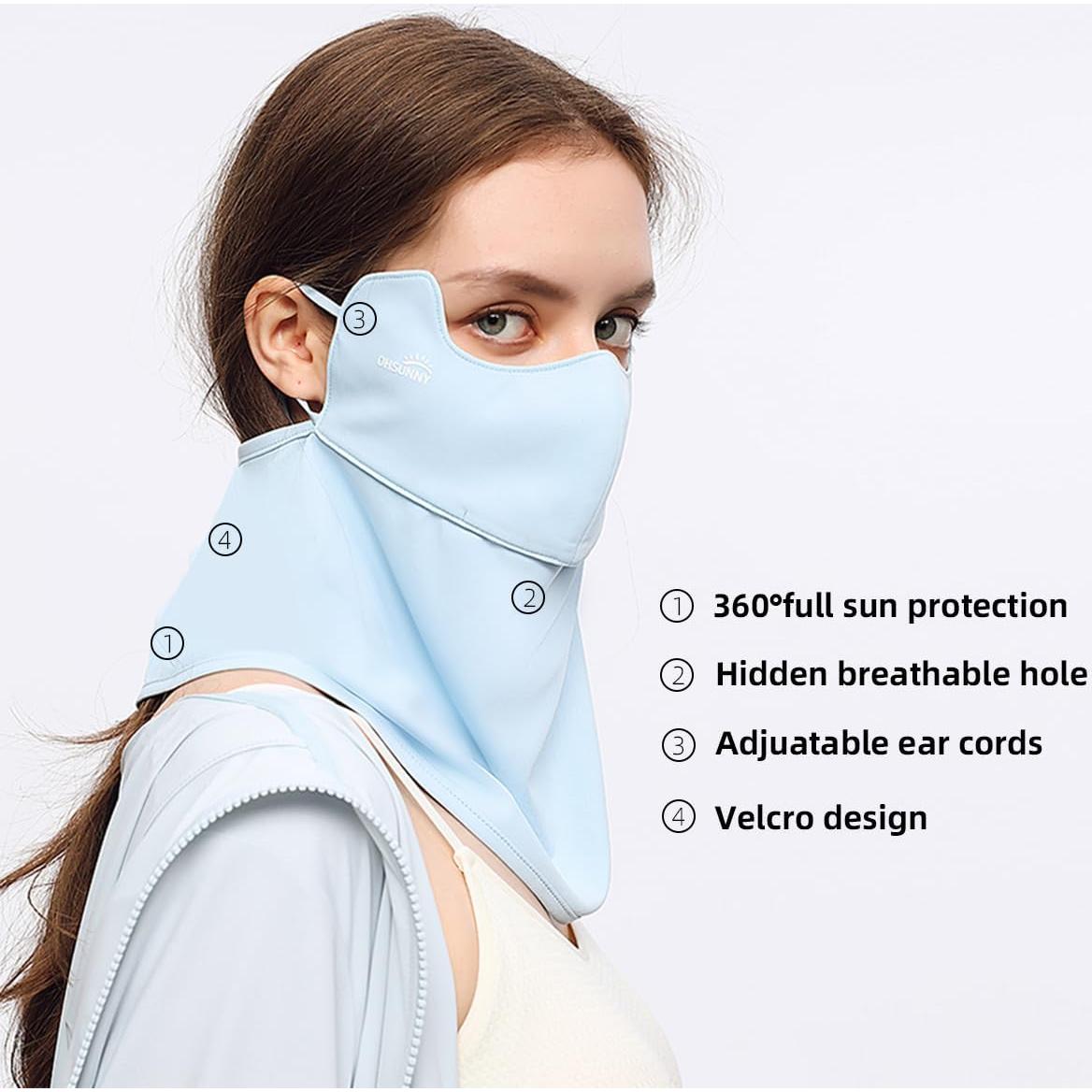 Bufanda Gaiter Solar UPF 50+ para Mujeres - Protección Facial