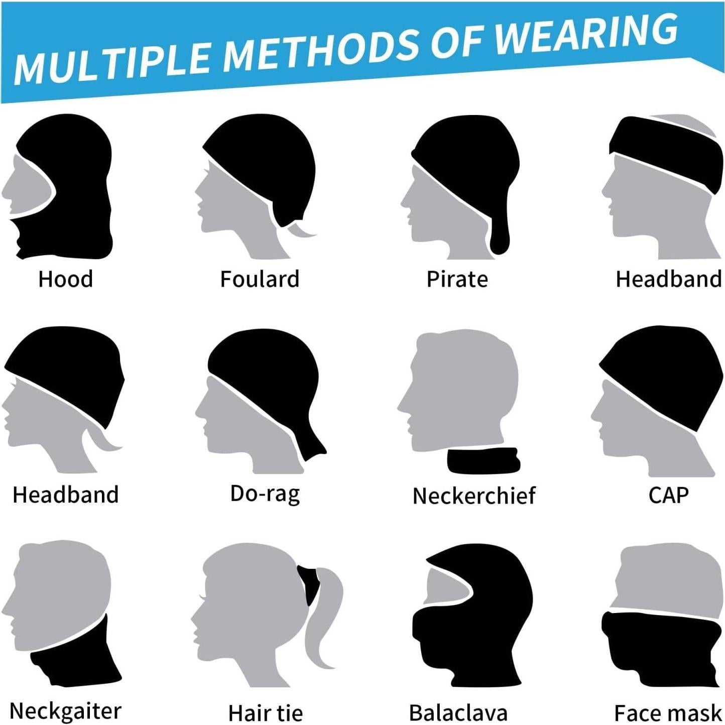 Gaiter de Cuello Rosa Unisex 50x25 cm Poliéster Transpirable