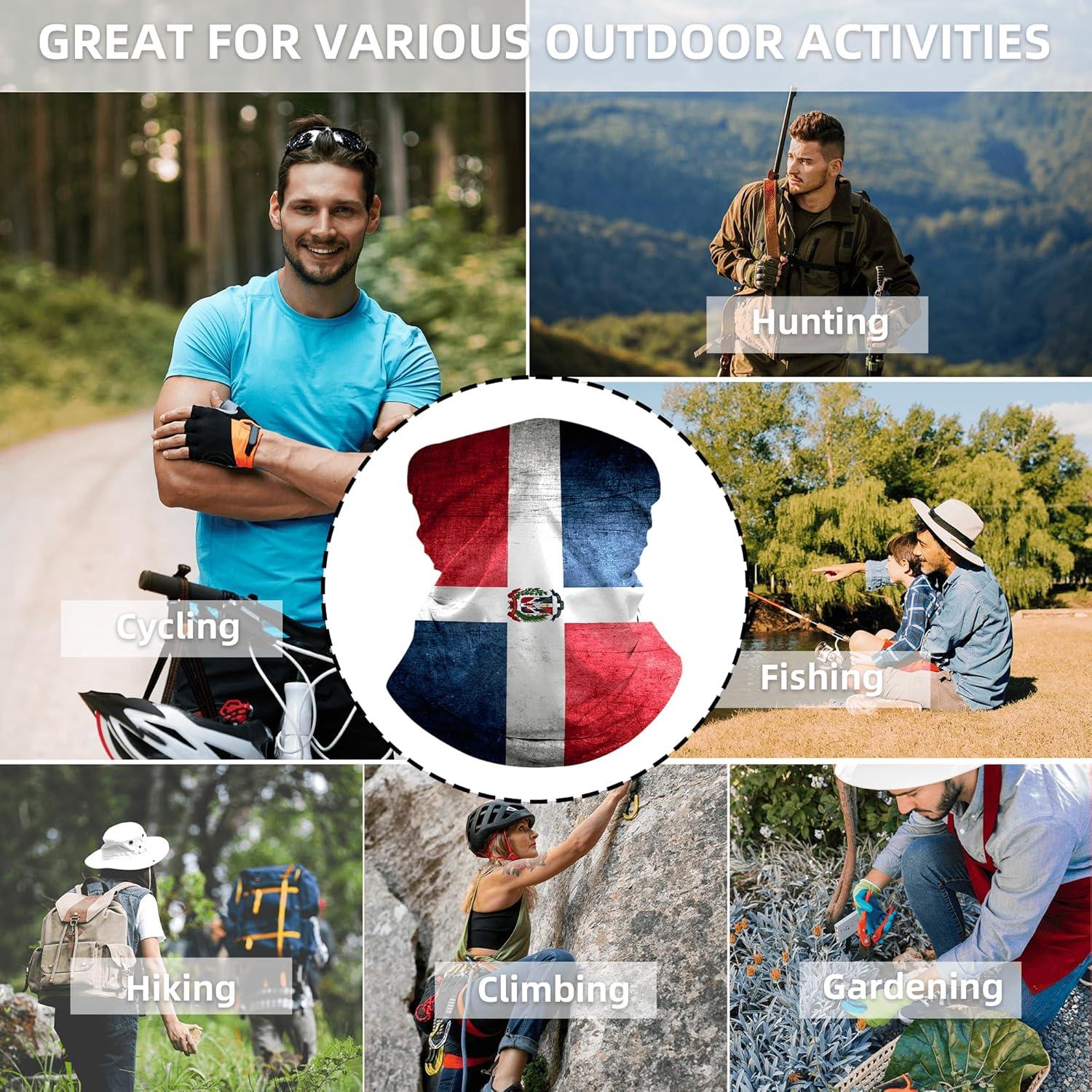 Set de 4 Diademas Multifuncionales Microfibra Patriótica