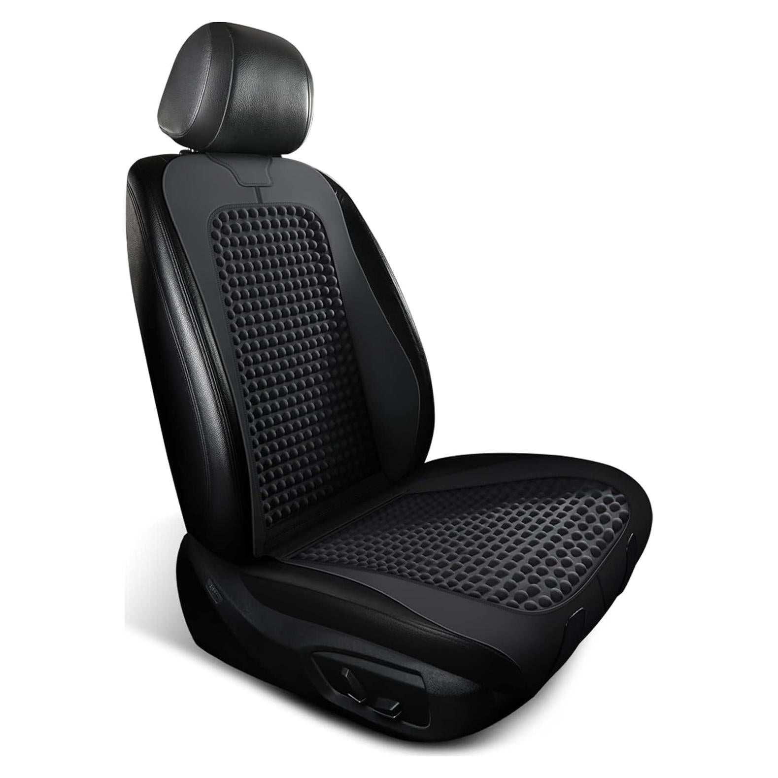 Funda de Asiento de Coche Sojoy con Cojín de Gel Negro 116.84x50.8cm