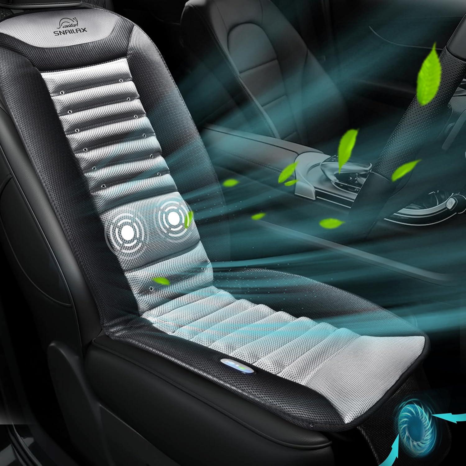 Cojín de Asiento Refrigerante Snailax con Masaje Espalda