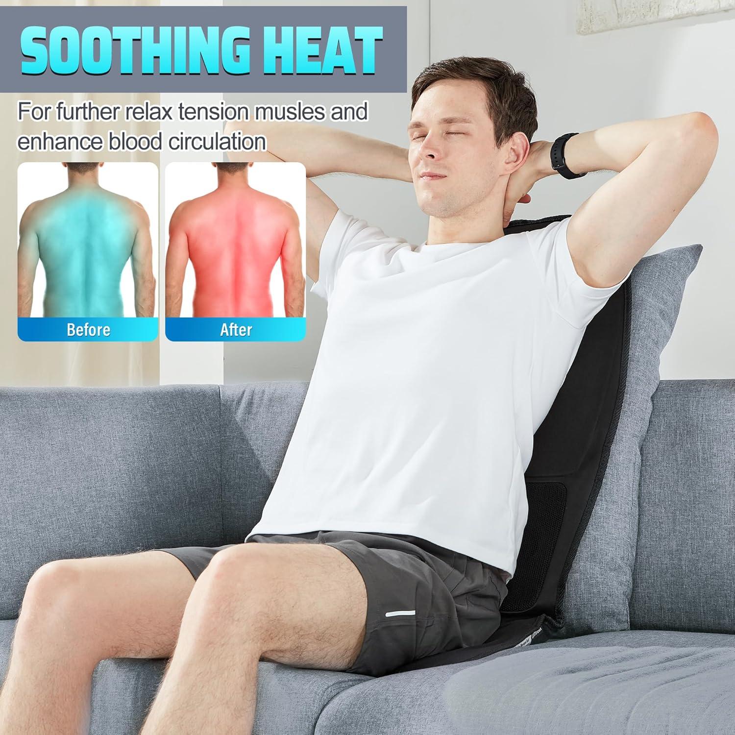 Cojín de Masaje Comrelax con Calor y Vibración 20x12cm