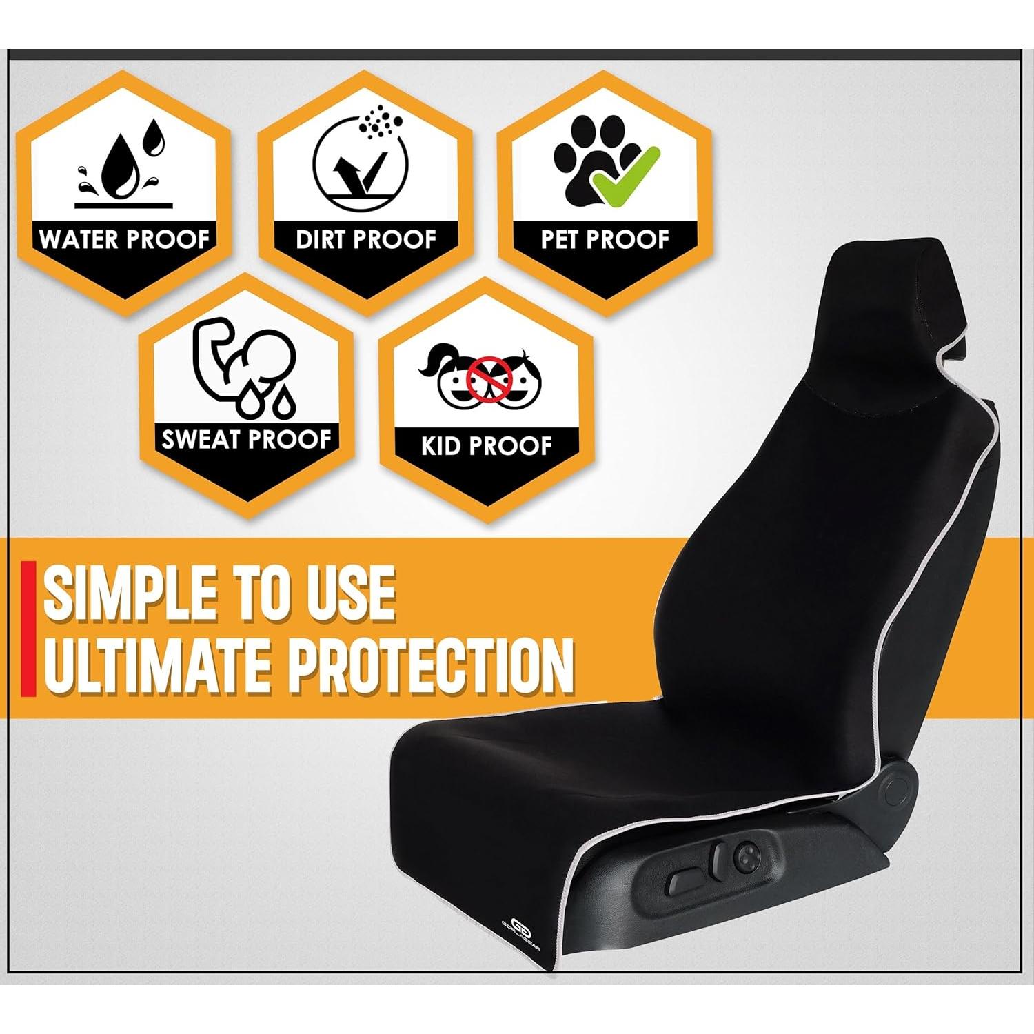 Cubierta de Asiento de Coche Gorla Neopreno Impermeable Universal