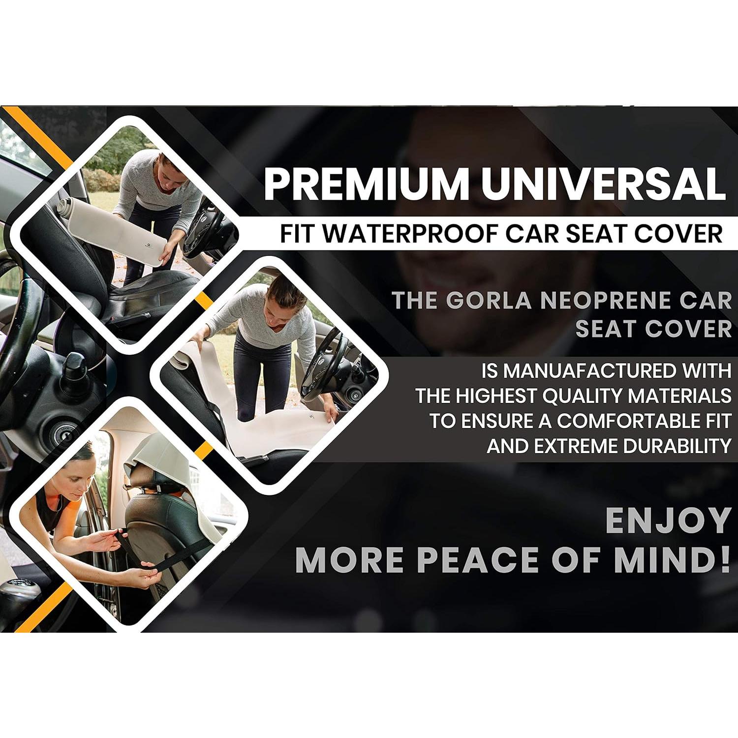 Cubierta de Asiento de Coche Gorla Neopreno Impermeable Universal