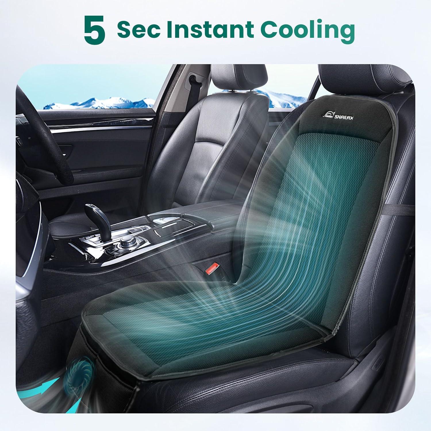 Cojín de Asiento Refrigerante Snailax SL-278-P 12V Ajustable